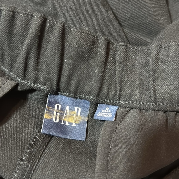 NWT! GAP Black 365 High Rise Brushed Twill Trousers - Size 6 Tall 🔹 - Picture 5 of 6